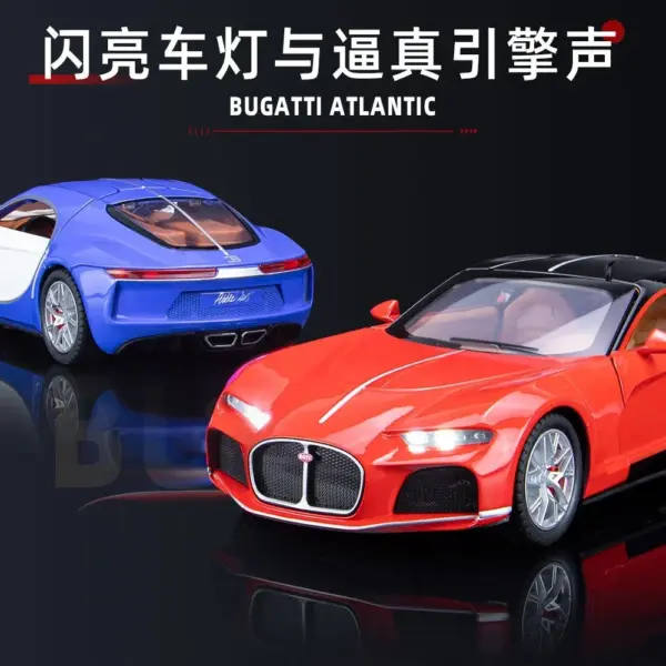 1:24 Bugatti Atlantic Diecast Model Car - Image 5