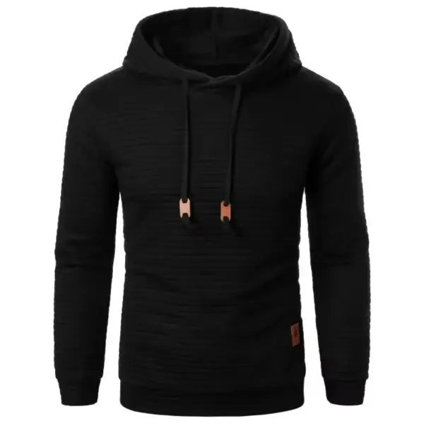 Casual Men's Oversized Hoodie with Zipper - Image 5