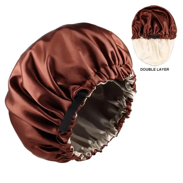 Large Satin Bonnet for Women Night Use - Image 8