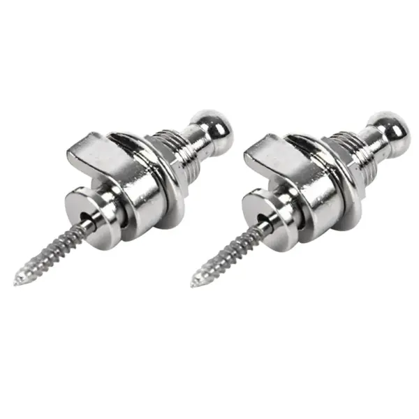 2Pcs Guitar Bass Strap Lock Metal Pins - Image 7