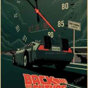 Vintage Back To The Future Movie Poster Print 55 S7b3fb683350348b68306fe84b9f8c8169 1