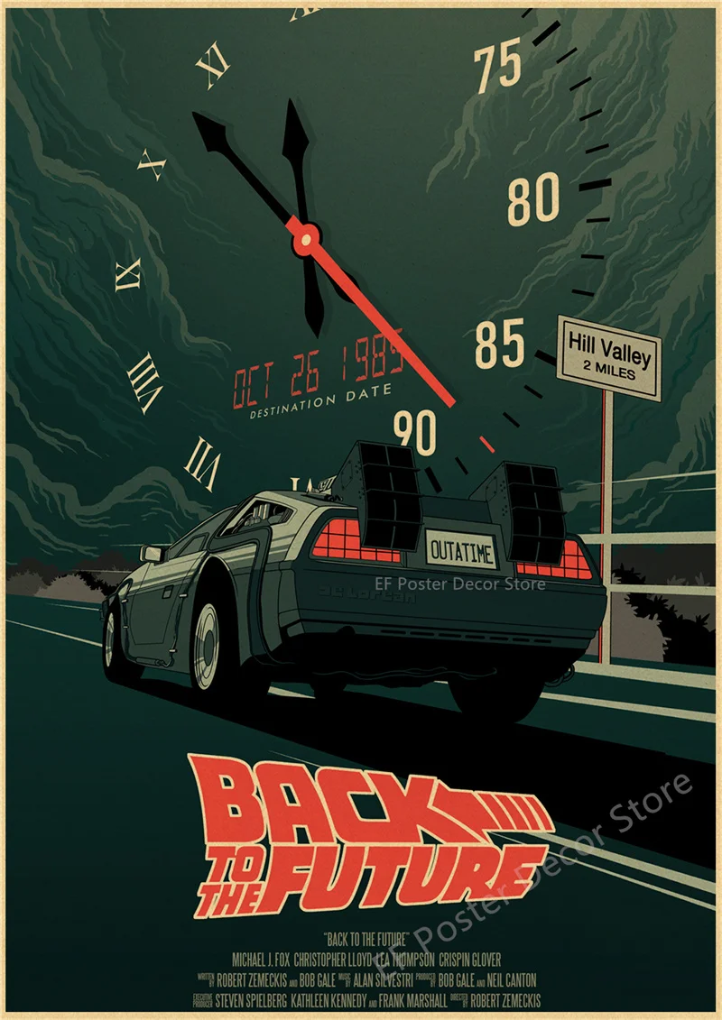 Vintage Back To The Future Movie Poster Print 7 Vintage Back To The Future Movie Poster Print - Image 7