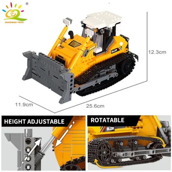 Engineering Truck Building Blocks Set HQB3034 - Image 3