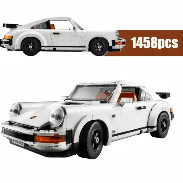 1458Pcs 2in1 Race Vehicle Building Blocks Set - Image 7