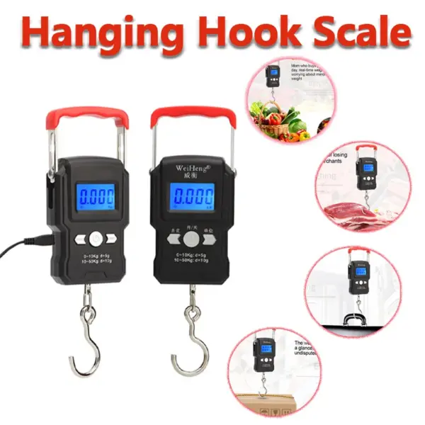 Portable 50Kg Digital Hanging Hook Scale - Image 3