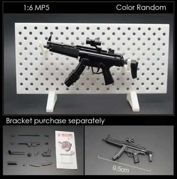1/6 Scale MP5 MP40 MP7 UZI Plastic Gun Kit - Image 9