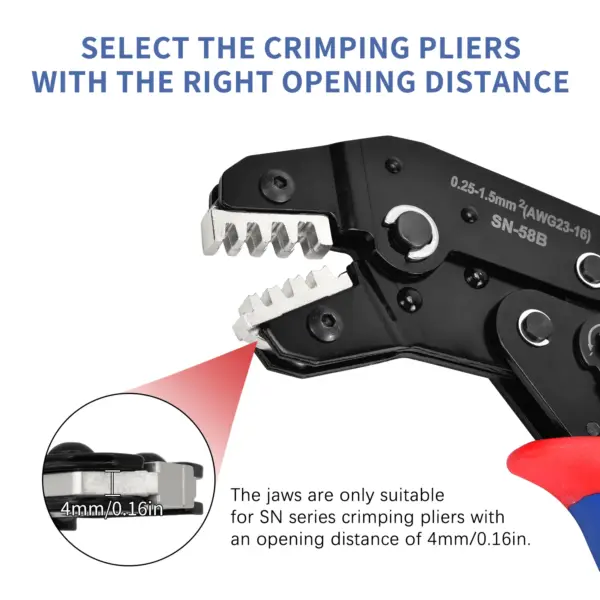 Mini Crimping Tool with 4mm Jaws - Image 3