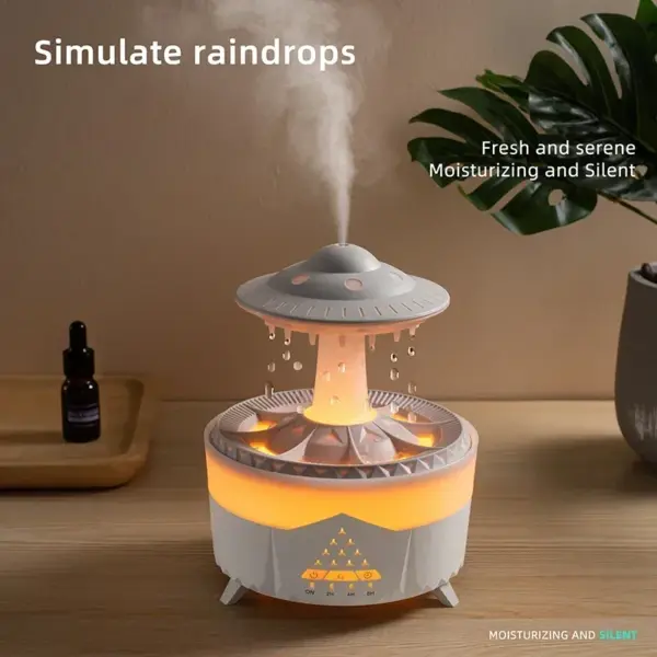 Rain Cloud Night Light Aromatherapy Humidifier - Image 6