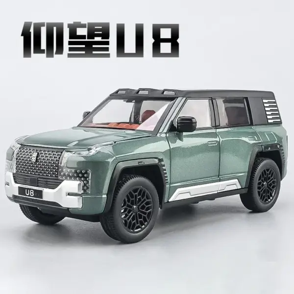 1:24 BYD U8 Diecast Car Model with Lights - Image 10