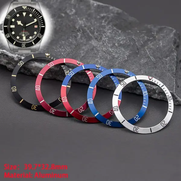 Aluminum Bezel Insert for Tudor Pelagos Watch - Image 3