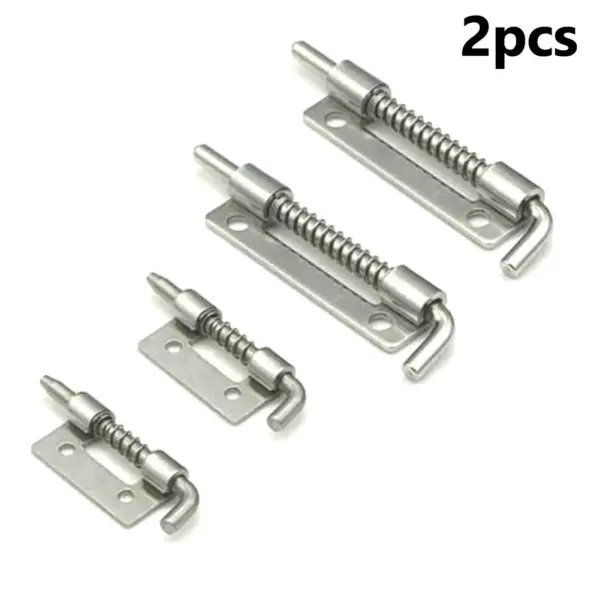 2 Pcs Stainless Steel Door Lock Latch Set - Image 6