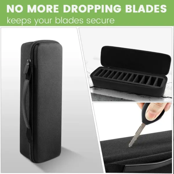 Grooming Clipper Blade Storage Case with 12 Slots - Image 2