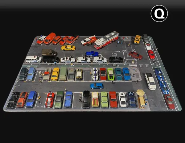 1:64 Scale City Scene Parking Mat 80x55cm - Image 13