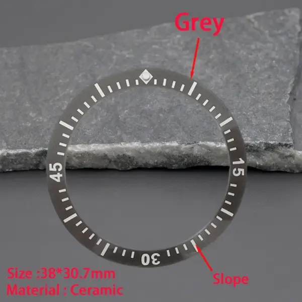 Gray Ceramic Bezel Insert for Omega Watches - Image 23