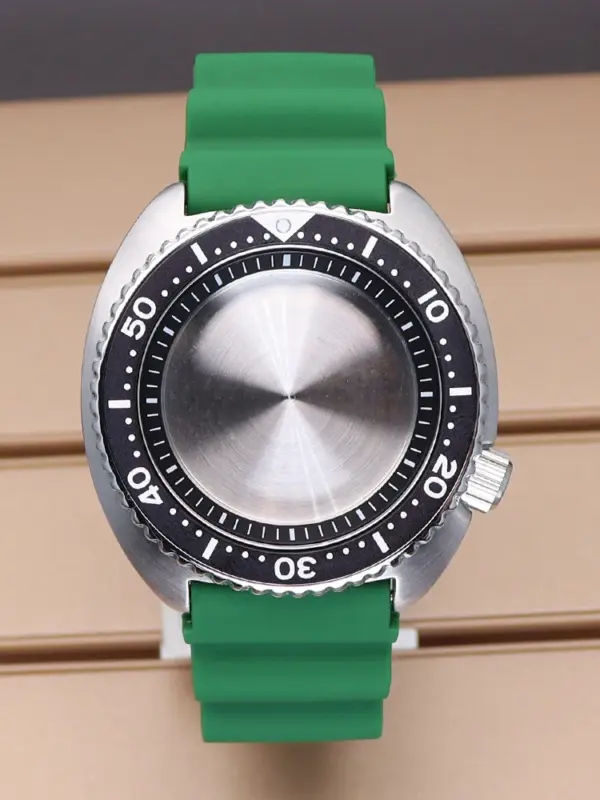 45mm Silver SKX Watch Case for Seiko NH35/NH36 - Image 32