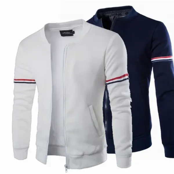 Men's Windproof Baseball Jacket 4XL - Image 2