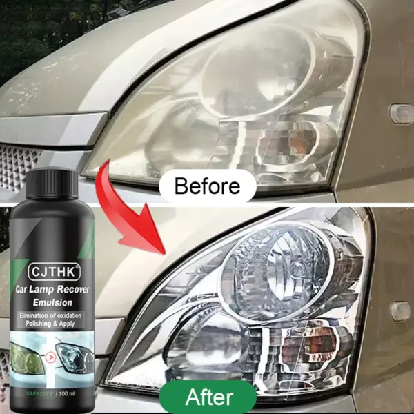 Car Headlight Restoration Polishing Kit 300ml