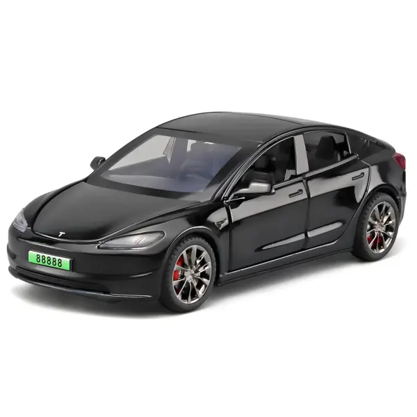 1:32 Tesla Model 3 Diecast Alloy Car - Image 6