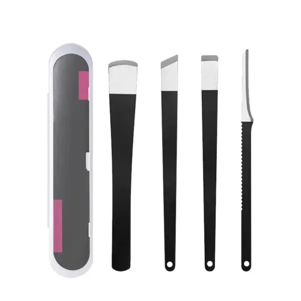 Stainless Steel Pedicure Knife Set of 4 - Image 2
