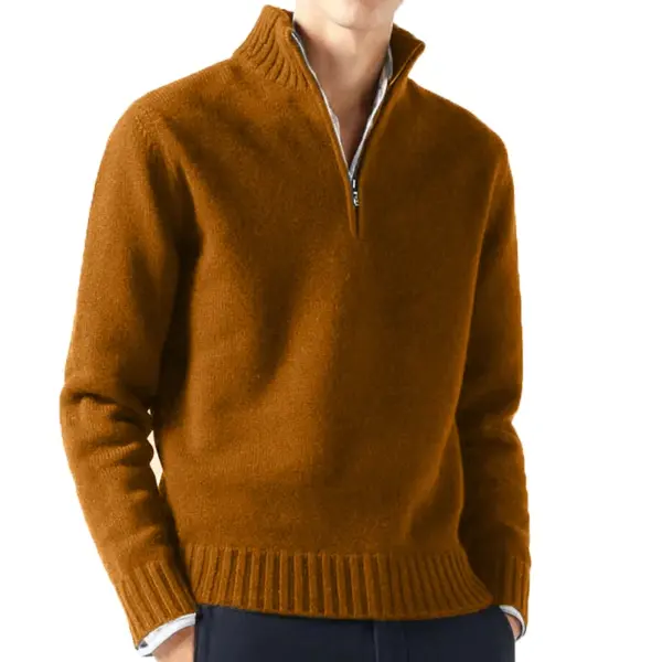 Men's Casual Turtleneck Sweater for Autumn - Image 12