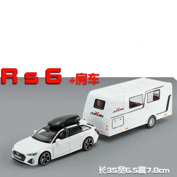 1:32 Audi RS6 Diecast Model Car Toy - Image 7