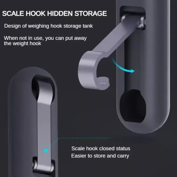 Rechargeable LCD Portable Luggage Scale 30kg - Image 3