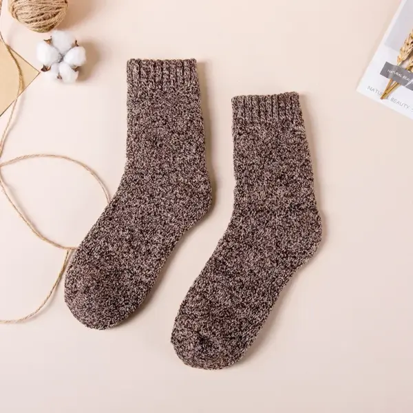 3 Pairs Men's Thick Merino Wool Socks - Image 8
