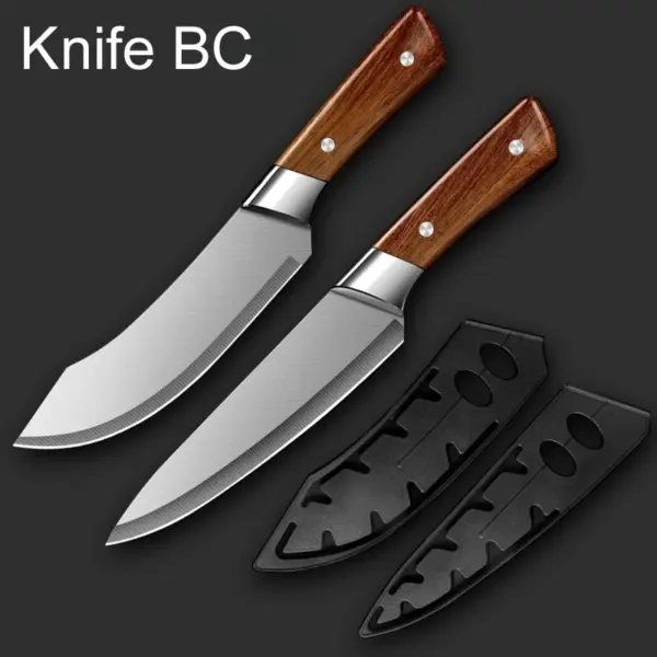 Japanese Stainless Steel Meat Cutting Knife Set - Image 9