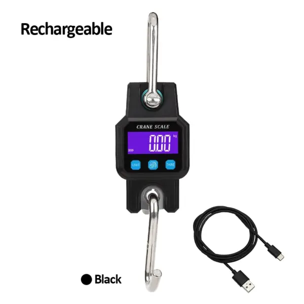 300kg Portable Digital Hanging Scale Rechargeable - Image 8