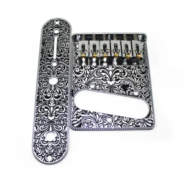 6 String Roller Saddle Bridge for TL Guitar - Image 7