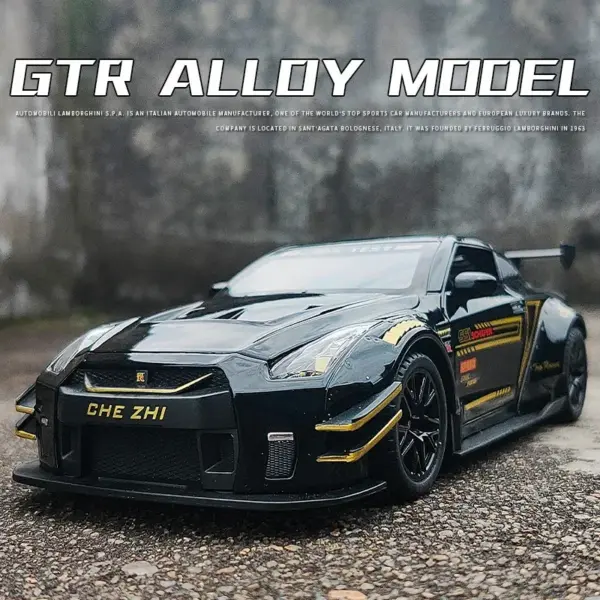 1:24 Nissan GTR R35 Diecast Model Car - Image 2