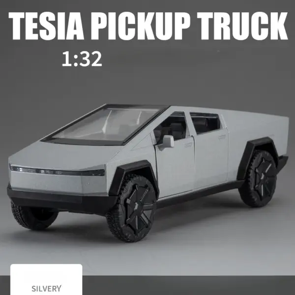 1:32 Tesla Pickup Truck Diecast Model Car - Image 16