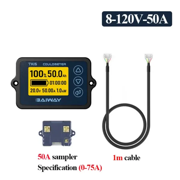 TK15 Precision Battery Capacity Tester 8-120V - Image 7