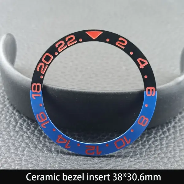 38mm Ceramic GMT Dive Watch Bezel Insert - Image 7