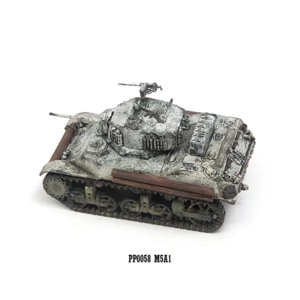 1:72 Scale M5A1 Light Tank Model Ornament - Image 4