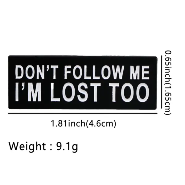 Funny Lost Lapel Pin Enamel Brooch Accessory - Image 5