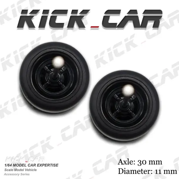 1/64 ABS Wheels with Rubber Tires for Models - Image 5