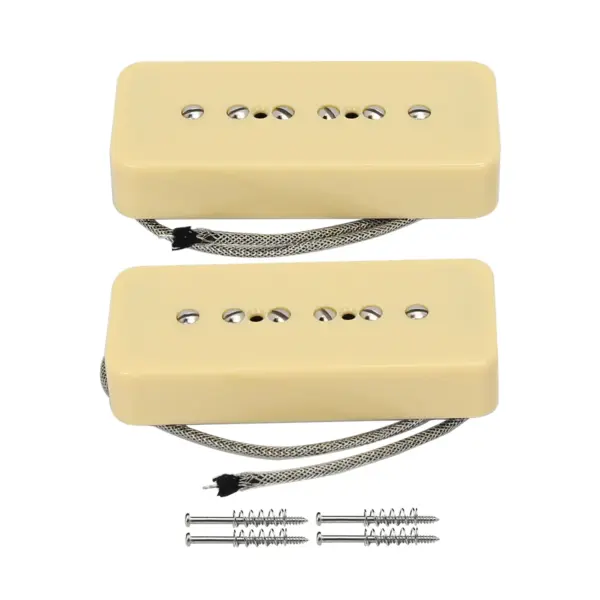 Alnico 5 P90 Soapbar Guitar Pickups Set - Image 2