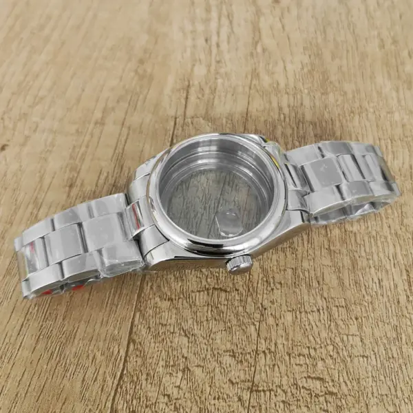 36mm Stainless Steel Watch Case for NH35/NH36 - Image 3