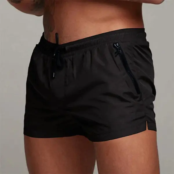 Men's Quick Dry Athletic Gym Shorts with Pockets - Image 7