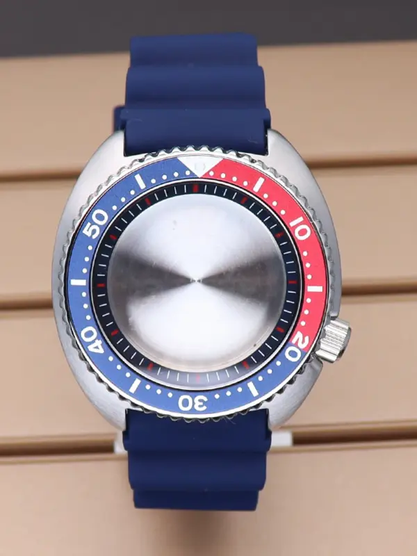 45mm Silver SKX Watch Case for Seiko NH35/NH36 - Image 31