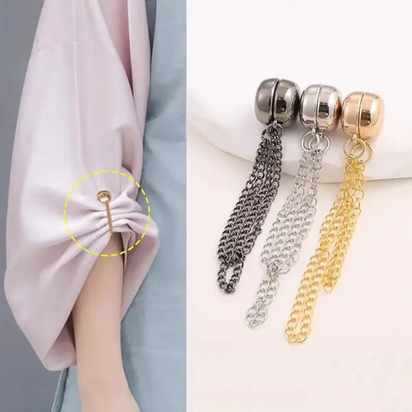 2pcs Magnetic Clothing Clips with Chain - Image 3