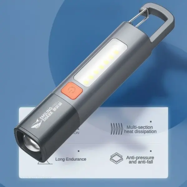 Portable USB Rechargeable Outdoor Flashlight - Image 2