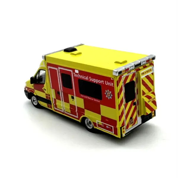 1:76 Scale Diecast Alloy Fire Rescue Vehicle - Image 6