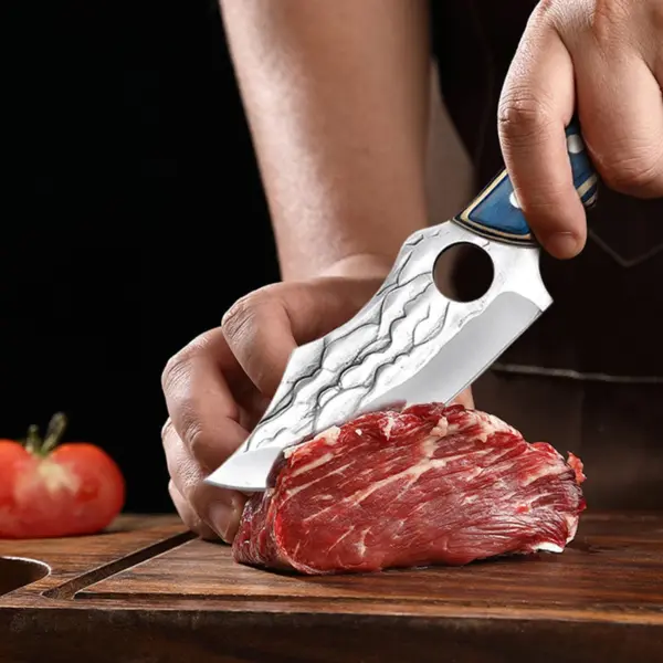 Stainless Steel Boning Cleaver Kitchen Knife - Image 3