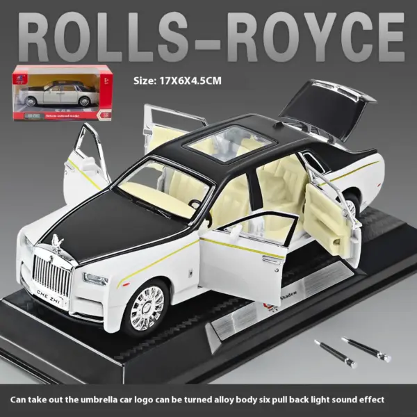 1:32 Scale Rolls-Royce Phantom Alloy Model - Image 7