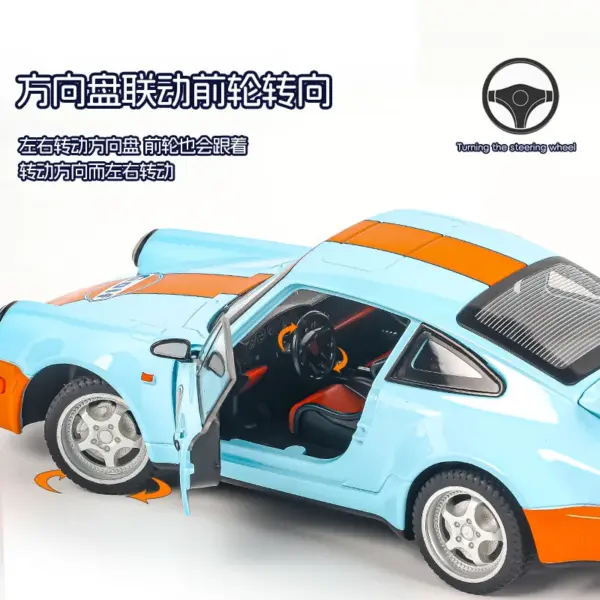 1:24 Porsche 964 Metal Diecast Model Car - Image 3