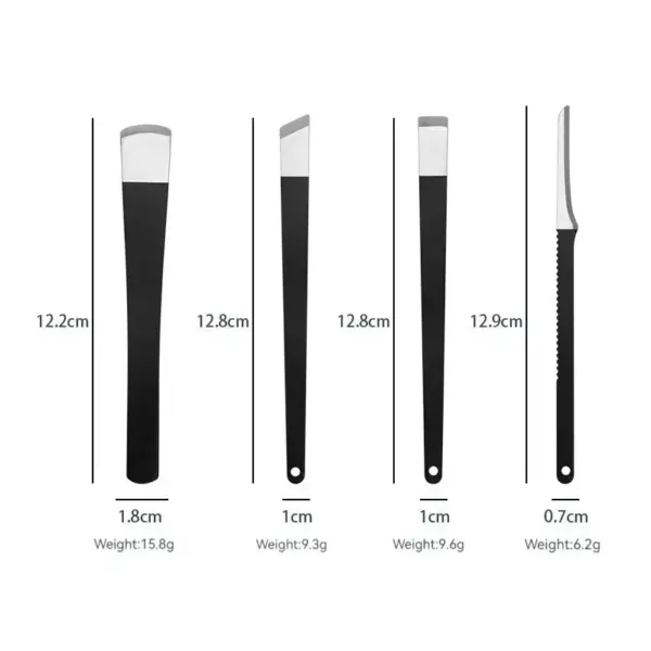 Stainless Steel Pedicure Knife Set of 4 - Image 6