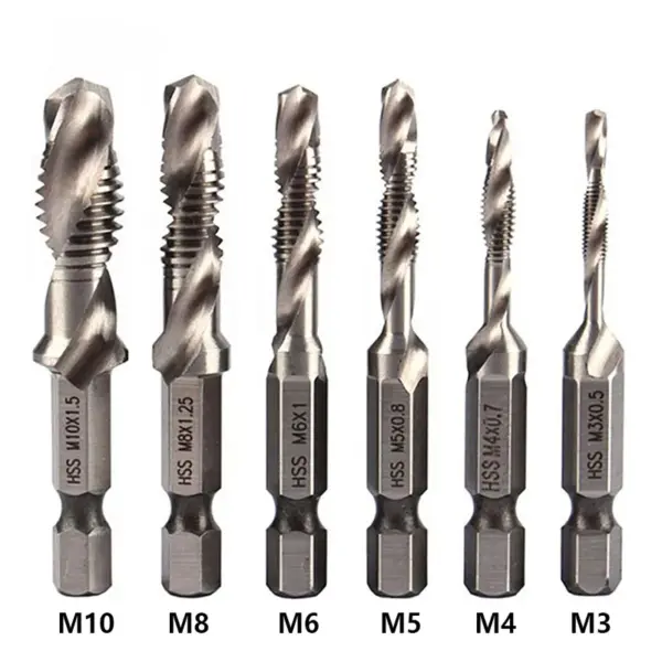 Titanium Plated HSS Tap Drill Bit Set - Image 9