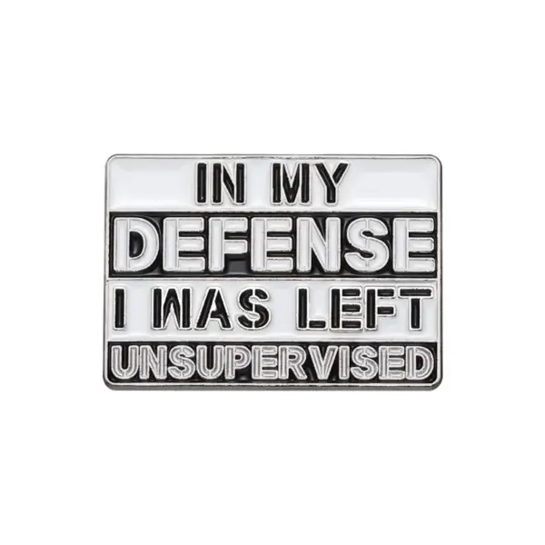 Humorous Sarcastic Enamel Pin Brooch - Image 7